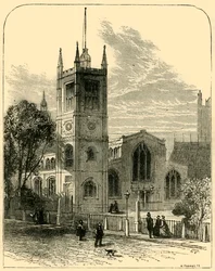 St. Margarets Kirche, von Nordwesten, 1881