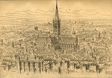 St. Pauls und die Nachbarschaft im Jahr 1540, 1897