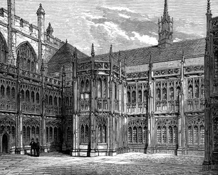 St. Stephens Kreuzgänge, Westminster Hall, London, 1900