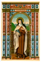 Die heilige Theresa von Avila, 1886