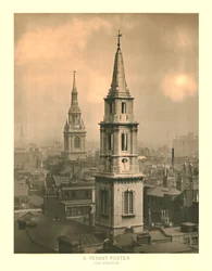 St Vedast Foster, Der Kirchturm, Mitte-Ende 19. Jahrhundert
