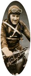 Stanley Woods 1903-1993, irischer Motorradrennfahrer, 1935