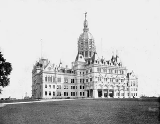 State Capitol, Hartford, Connecticut, USA, um 1900