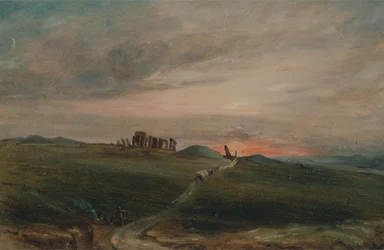 Stonehenge bei Sonnenuntergang, 1836