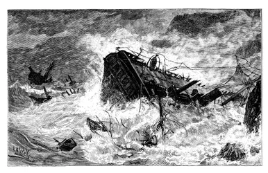 Sturm, Balaklawa, Ukraine, ca. 1888