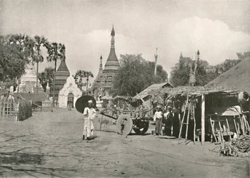 Straßenszene, Bhamo, 1900