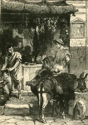 Straßenszene in Pompeji, 1890