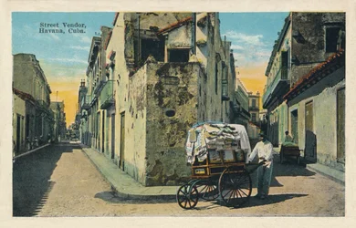 Straßenverkäufer, Havanna, Kuba, 1938