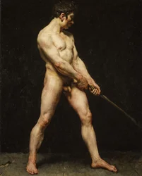 Studie eines nackten Mannes, um 1810-20
