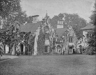 Sunnyside, Heim von Washington Irving, nahe Tarrytown, New York