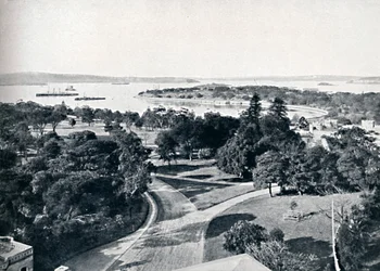 Sydney Harbour und Botanische Gärten, ca. 1900