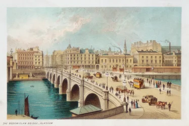 Telfords Brücke über den Clyde in Broomielaw, Glasgow