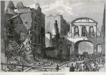 Temple Bar, London, 1877