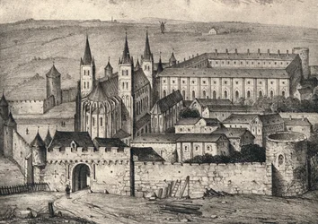 Die Abtei von St Germain-des-Prés im 14. Jahrhundert, 1915