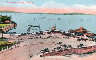 Der Apollo Bunder, Bombay, Indien, frühes 20. Jahrhundert