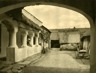 Der Arkadenhof, Oberschützen, Burgenland, Österreich