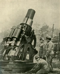 Die österreichische 12-Zoll-Belagerungshaubitze, 1914-1918, ca. 1920