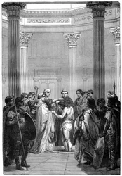 Die Taufe von Clovis, 496 1882-1884