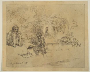Die Badenden, 1651