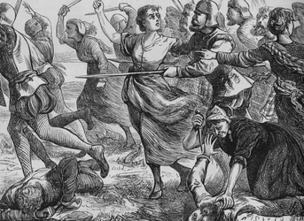 Die Schlacht von Ancrum Moor, 27. Februar 1545, ca. 1880