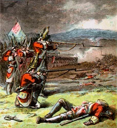 Die Schlacht von Culloden, 1746, um 1850er Jahre