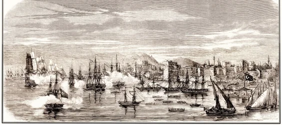 Die Schlacht von Sinop am 30. November 1853, Mitte des 19. Jahrhunderts