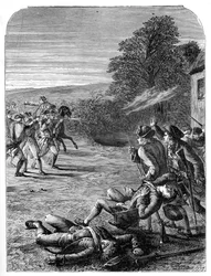 Die Schlachten von Lexington und Concord, 19. April 1775