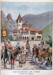 Der bosnische Pavillon auf der Weltausstellung 1900, Paris, 1900