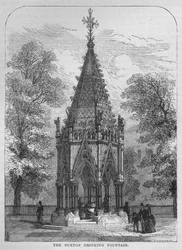 Der Buxton Trinkbrunnen, Westminster, London, um 1870 1878