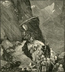 Die Karthager überqueren die Alpen