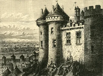 Das Schloss von Hennebon, 1890