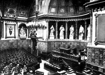 Die Kammer des französischen Senats, Paris, Frankreich