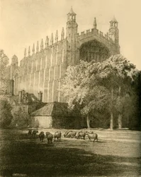 Die Kapelle von Südosten, 1911