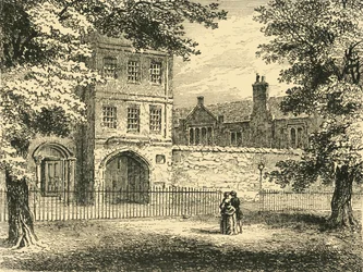 Die Charterhouse, vom Platz, ca. 1872