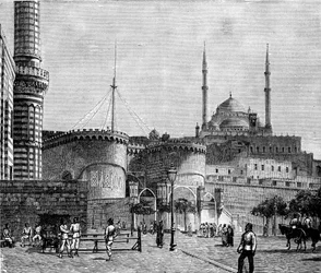 Die Zitadelle, Kairo, Ägypten, 1900
