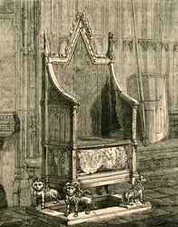 Der Krönungsstuhl, 1881.