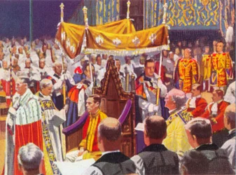 Die Krönung von König Georg VI. 1895-1952, 12. Mai 1937