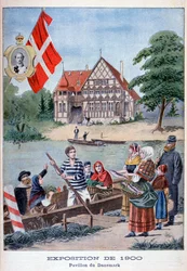 Der dänische Pavillon auf der Weltausstellung 1900, Paris, 1900