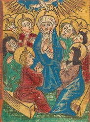 Der Abstieg des Heiligen Geistes, ca. 1490