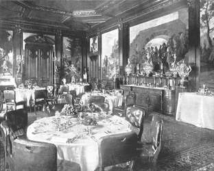 Der Speisesaal in Sandringham, Norfolk, 1894