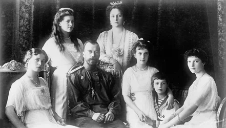 Die Familie von Zar Nikolaus II. von Russland, 1910er Jahre