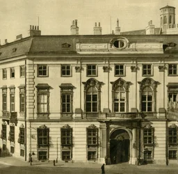 Die Bundeskanzlei, Ballhausplatz, Wien, Österreich, um 1935