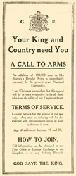 Die erste Werbung, ca. 1914, 1919