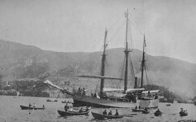 Die Fram verlässt Bergen, 1893, 1897