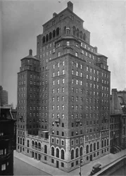 Das Gebäude der Bruderschaftsclubs, New York City, 1924