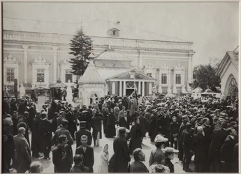 Das Begräbnis von Anton Tschechow auf dem Nowodewitschi-Friedhof, 22. Juli 1904, 1904