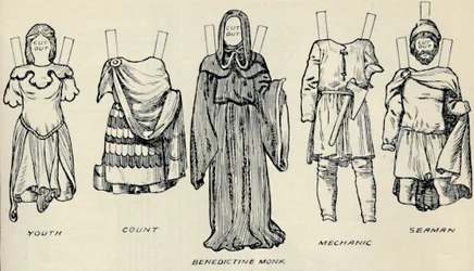 Die Galerie der britischen Kostüme: Die Kleidung der Menschen in normannischer Zeit, ca. 1934