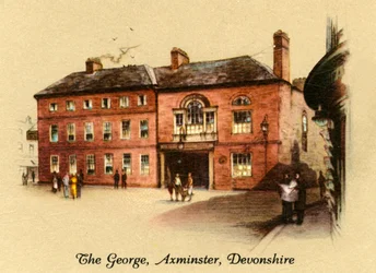 The George, Axminster, Devonshire, 1936