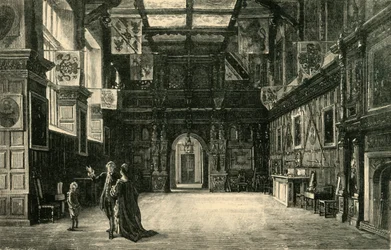 Die Halle, Audley End, 1898