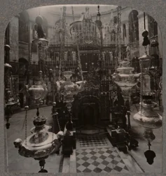 Die Grabeskirche, Jerusalem, um 1900